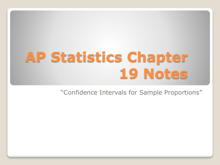 Chapter 10 ap stats review