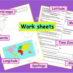 Latitude longitude and time zones worksheet answers