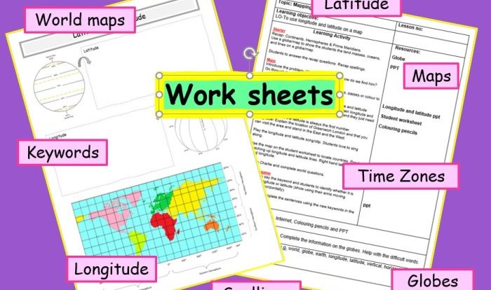 Latitude longitude and time zones worksheet answers